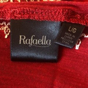 Rafaella Tops - Red Rafaela Boho-Chic Shirt Rafaella Tops - Red Rafaela Boho-Chic Shirt